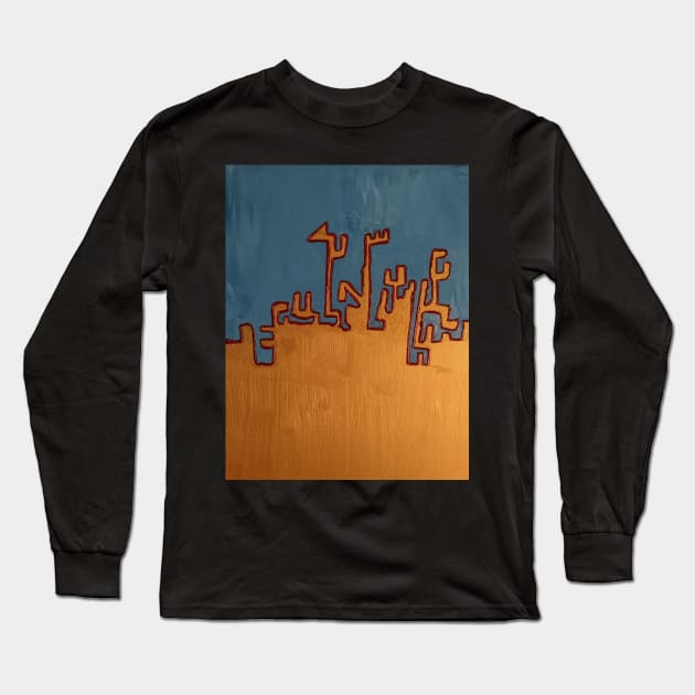 City of Gold Long Sleeve T-Shirt by NightserFineArts